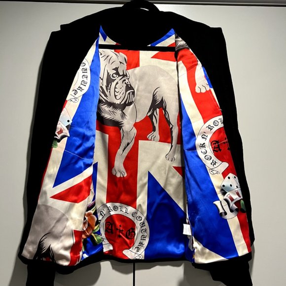 UNIQUE BRAND NEW Amal Guessous A&G PREMIUM Silk/Wool/Cashmere Jacket (M) *RARE* - Picture 2 of 12